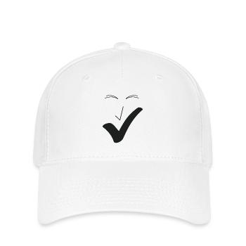 Feines Lächeln Feines Gesicht A01. - Flexfit Cap - Weiß - Vorne