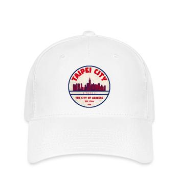 Taipei Azalea Skyline Badge - Flexfit Cap - white - Front