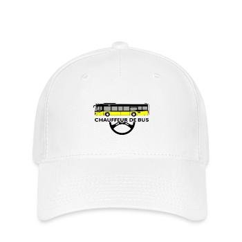 Chauffeur de bus - Casquette Flexfit - blanc - Devant