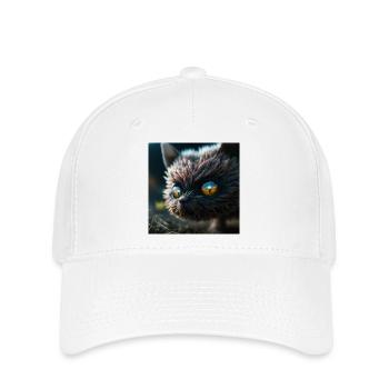 Foto Makro Kreatur 09 - Flexfit Cap - Weiß - Vorne