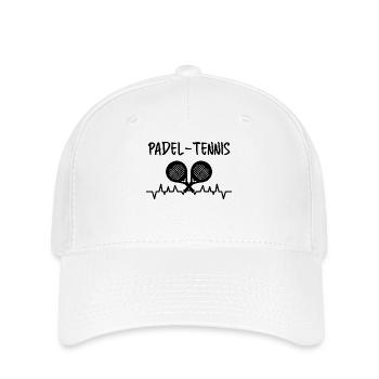 Padel Game Padel Tennis Sport Statement Racket - Flexfit Cap - white - Front