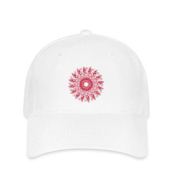 dotted shape gyroscopic pinwheel | Work of art - Flexfit Cap - white - Front