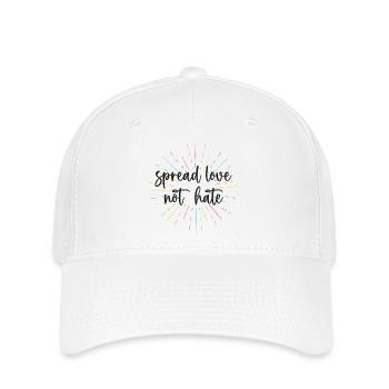 Pride Month - Liebe statt Hass verbreiten - Flexfit Cap - Weiß - Vorne