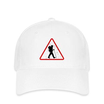 Alpinisme Randonnées Itinéraires de randonnée Randonnées - Casquette Flexfit - blanc - Devant