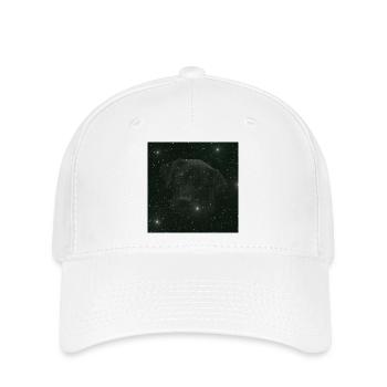 originelle geschenke, Labradorkopf nachtmuster - Flexfit Cap - Weiß - Vorne