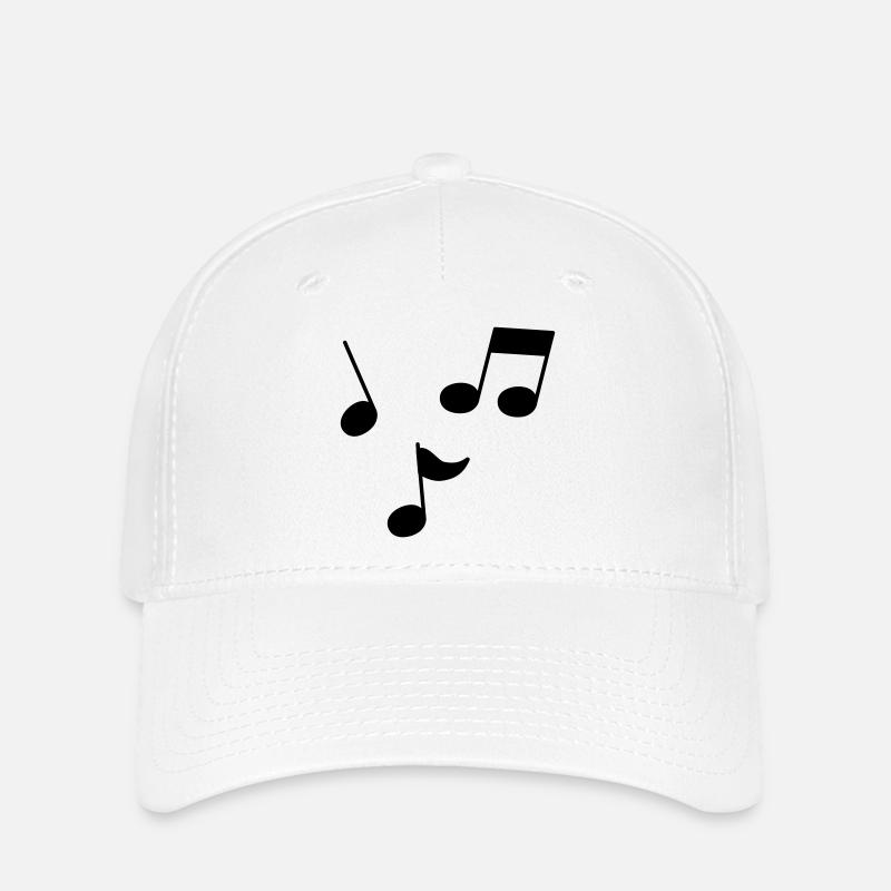 Sheet music - Flexfit Cap - white