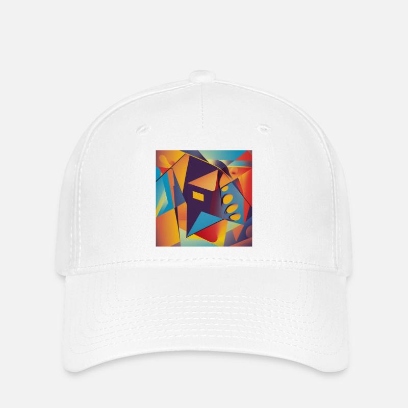 Cutted Sunset - Flexfit Cap - Weiß