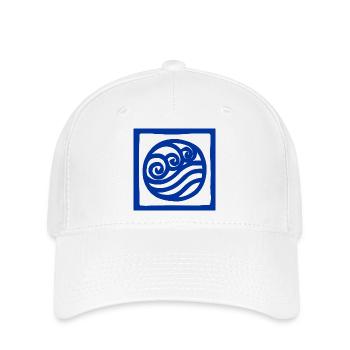 Symbol of water in square - Flexfit Cap - white - Front