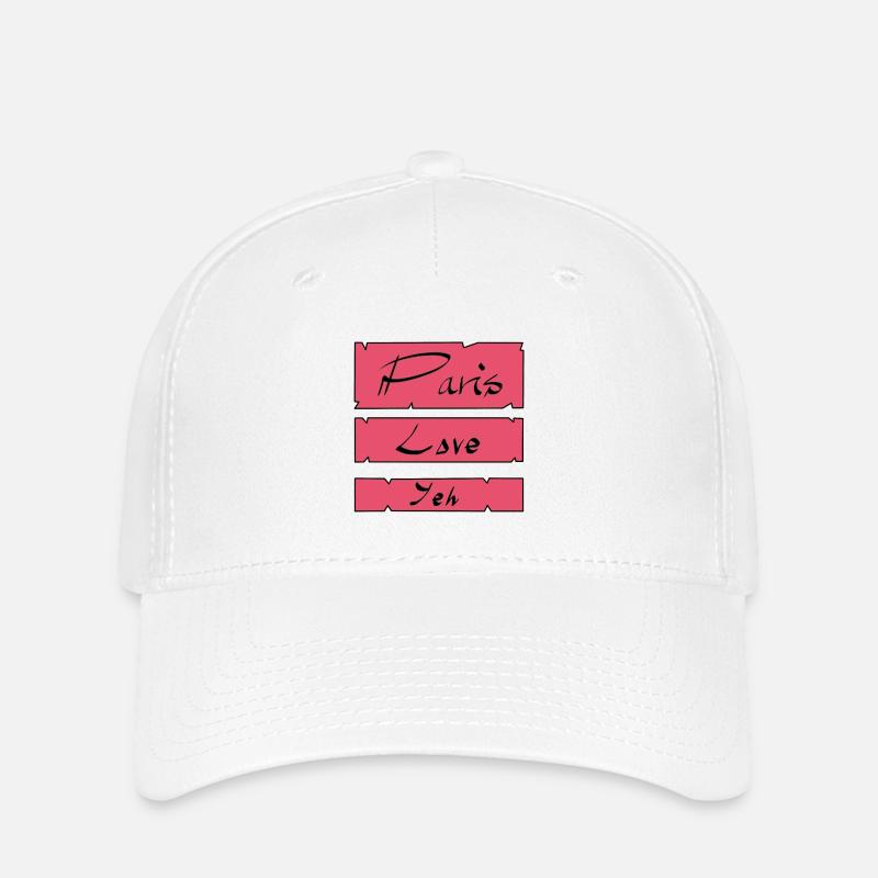 Paris Love Yeh - Flexfit Cap - white