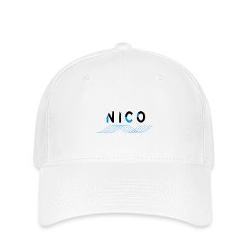 Nico - Flexfit Cap - Weiß - Vorne