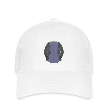 Lustiges kaltes Getränk - Flexfit Cap - Weiß - Vorne