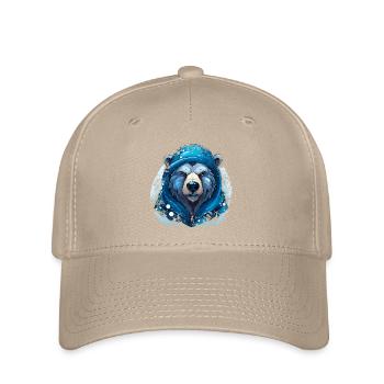 Ours des neiges - Casquette Flexfit - kaki - Devant