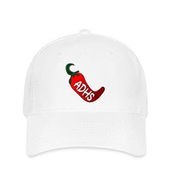 ADHS CHILISCHOTE - Flexfit Cap - Weiß - Vorne