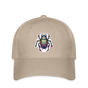 Skarabäus / Mystik / Ägyptische Symbolik / Antik - Flexfit Cap - Khaki - Vorne
