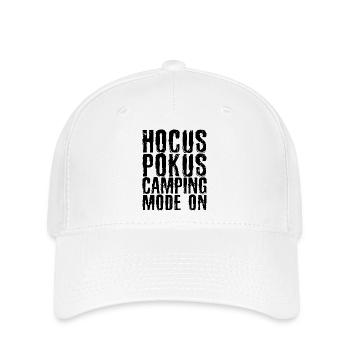 Campsite Holidays Hikers Camping Statement - Flexfit Cap - white - Front
