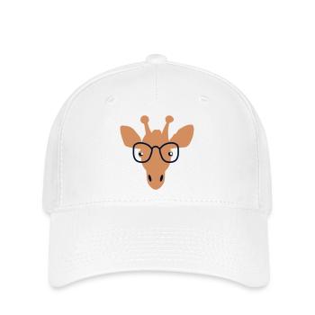Giraffe with a view - Flexfit Cap - white - Front