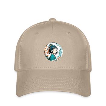 Anime / Comic / Japanisch / Zeichentrick / Cartoon - Flexfit Cap - Khaki - Vorne