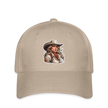 Cow Girl / Wild West / Desert / Lasso / Rodeo - Flexfit Cap - khaki - Front