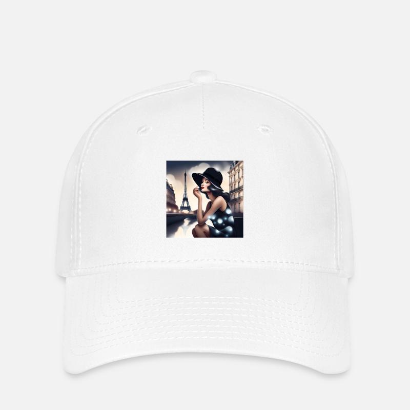 Paris, I love Paris, Pasienne - Flexfit Cap - white