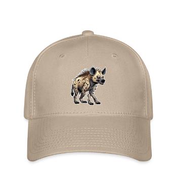 Hyäne / Afrika / Safrai / Zoo / Wildis / Tier - Flexfit Cap - Khaki - Vorne