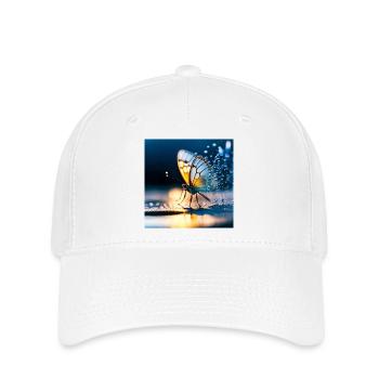 Butterfly - Flexfit Cap - white - Front