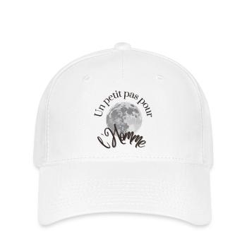 Un petit pas pour - Casquette Flexfit - blanc - Devant