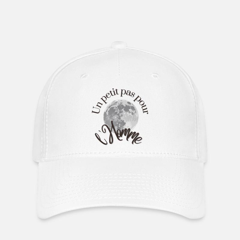 Un petit pas pour - Casquette Flexfit - blanc