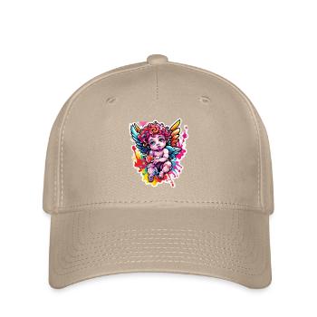 Amor / Liebe / Pfeil / Herz / Valentinstag - Flexfit Cap - Khaki - Vorne