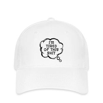 Gleichgültig Is Mir Egal Statement - Flexfit Cap - Weiß - Vorne