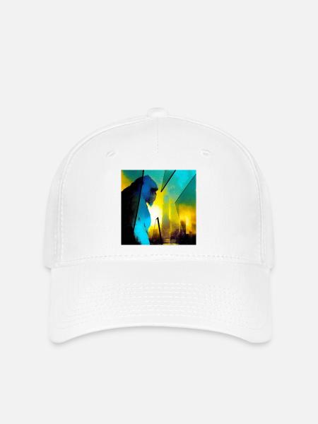 Gorilla 01 - K1 - Flexfit Cap - Weiß