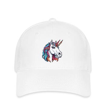 Unicorn / mythical creatures / fairy tales / magic / glitter - Flexfit Cap - white - Front