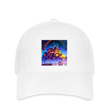 Mont Saint Michel - Château de rêve - Casquette Flexfit - blanc - Devant