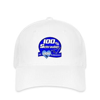 Auto Tuning Schrauber Kult Shirt Leidenschaft (25) - Flexfit Cap - Weiß - Vorne