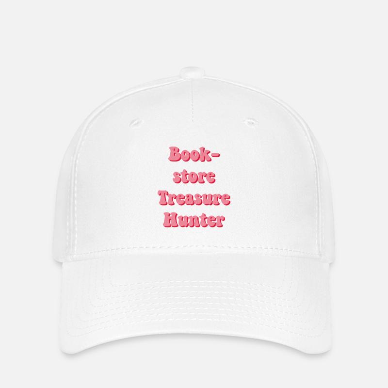Buchhandlung Schatzsucher - Flexfit Cap - Weiß