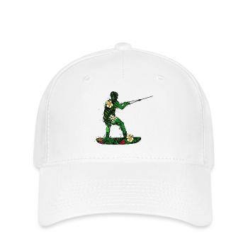 Wakesurf Wakeboard Surf Kitesurfer Planche de surf - Casquette Flexfit - blanc - Devant