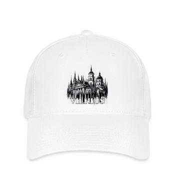 Vilnius Capital Lithuania Baltic Gift - Flexfit Cap - white - Front
