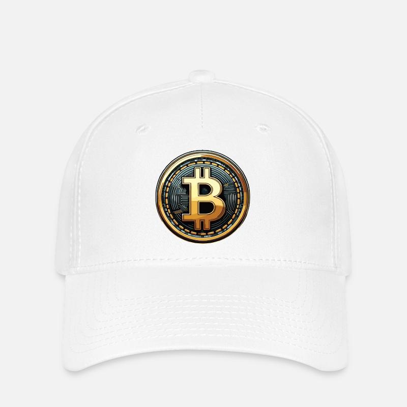 Digital Gold - The Bitcoin Network - Flexfit Cap - white