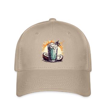 Cocktail / Bar / Mixage / Boisson / Exotique / Club - Casquette Flexfit - kaki - Devant