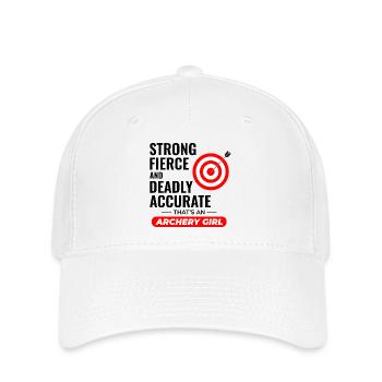 Archery Targets Archer Bullseye Shooting Sport - Flexfit Cap - white - Front