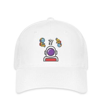 Space project game?! - Flexfit Cap - white - Front