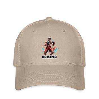 Boxer / Sport / Kampf / Arena / Boxring / Fäuste - Flexfit Cap - Khaki - Vorne