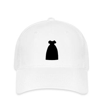 Kleid Symbol Klamotten cartoon - Flexfit Cap - Weiß - Vorne
