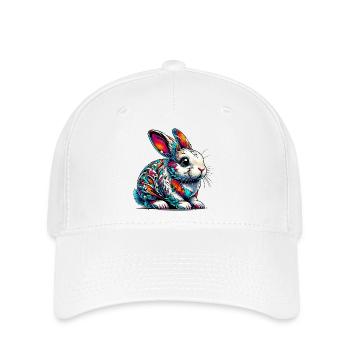 Lapin - Casquette Flexfit - blanc - Devant