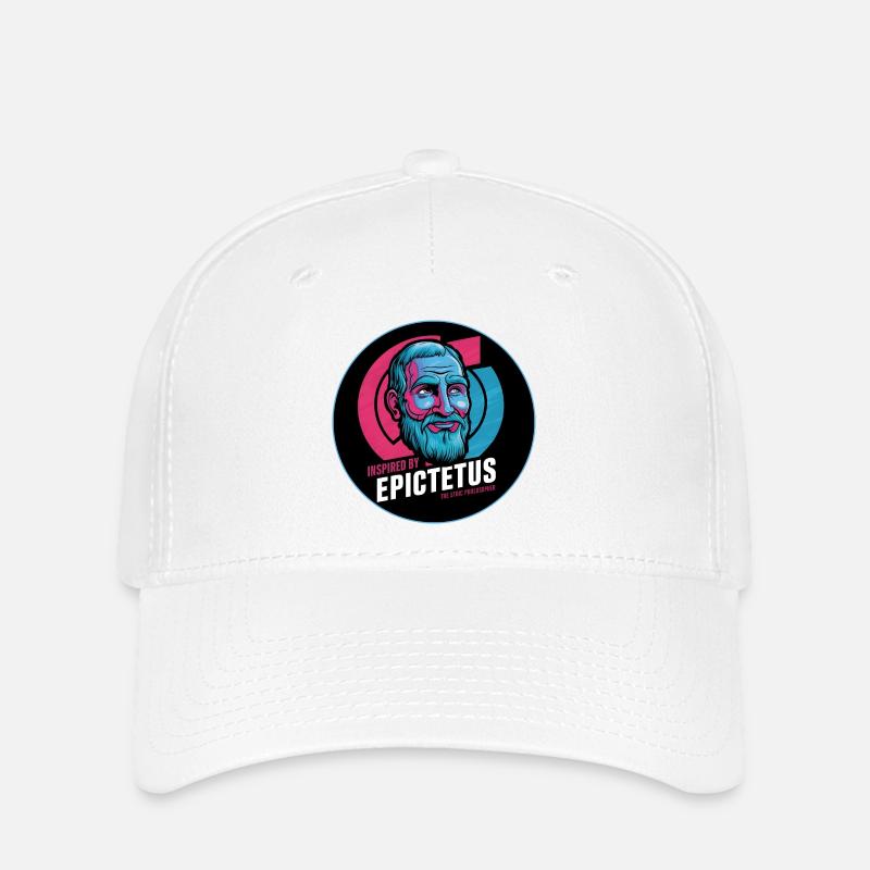 Epictetus Stoic Philosopher Stoicism Epictetus - Flexfit Cap - white