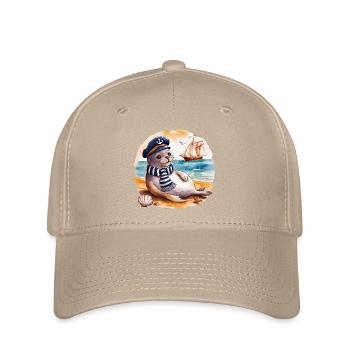 Seehund - Flexfit Cap - Khaki - Vorne