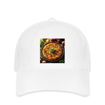 Potato omelette - Flexfit Cap - white - Front