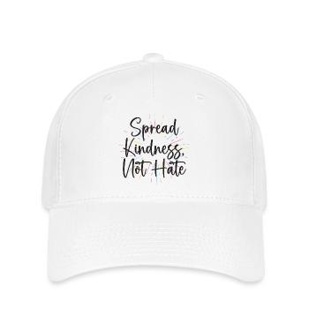 LGBT Pride Month - Spread Kindness Not Hate - Flexfit Cap - white - Front