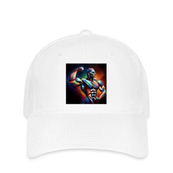 Culturisme - Casquette Flexfit - blanc - Devant