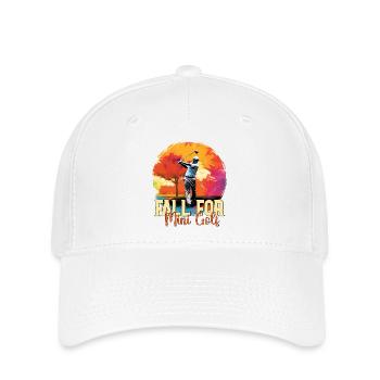 Fall in love with minigolf, -golfer - Flexfit Cap - white - Front
