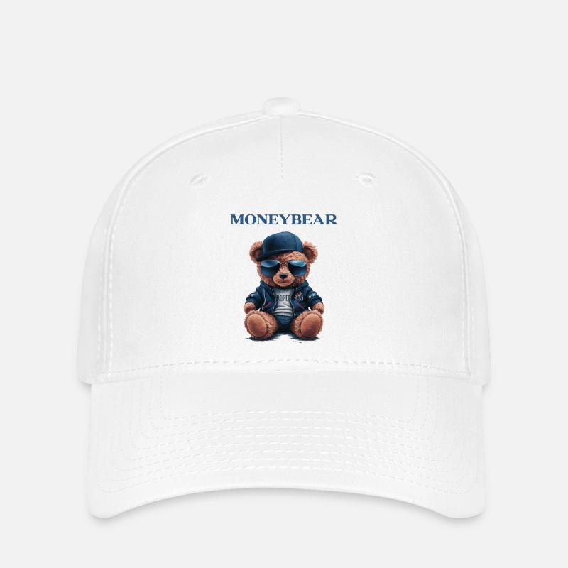 Moneybear - Flexfit Cap - Weiß